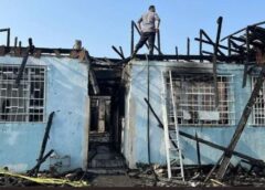 آتش‌سوزی کمپ ترک اعتیاد لنگرود edited