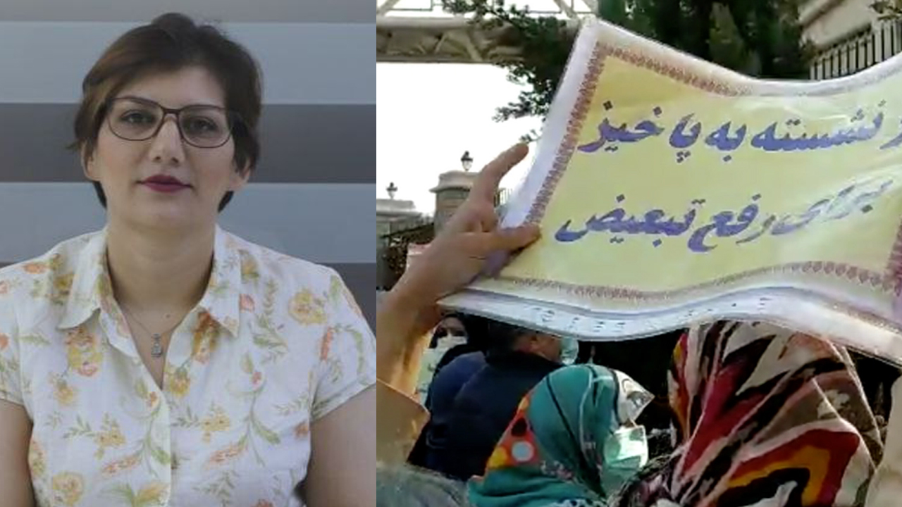 مبارزات بازنشستگان اسرین رحیمی