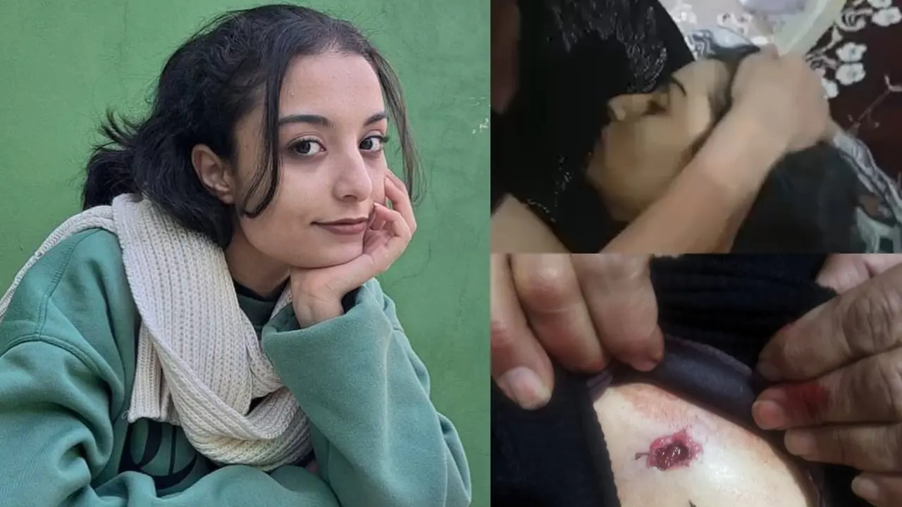 پیکر بی‌جان “فائزه مستعان” در آغوش مادر؛ دختر ۲۰ ساله‌ای که با گلوله سرکوبگران جانباخت